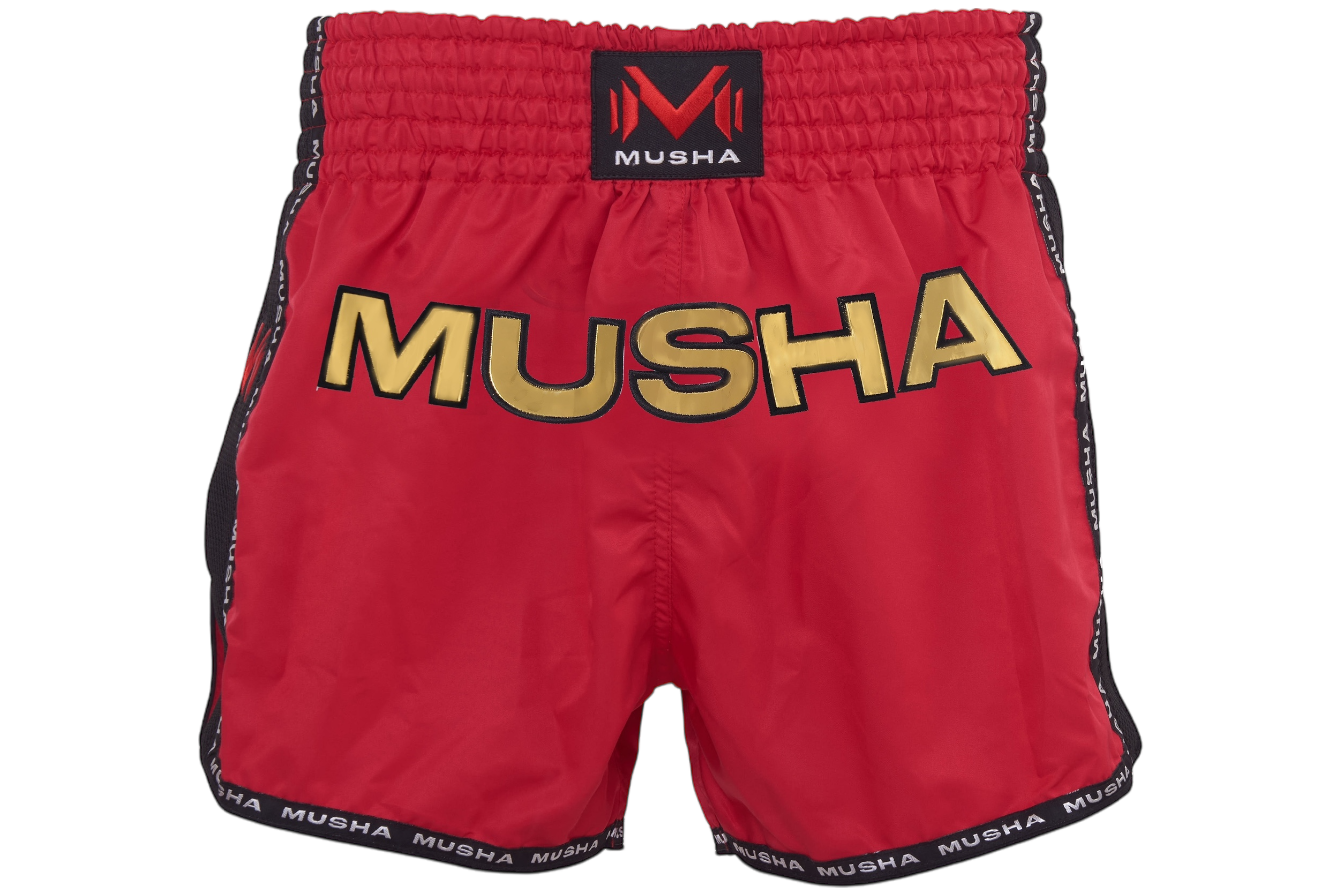 MUSHA 泰拳褲 V2-紅金