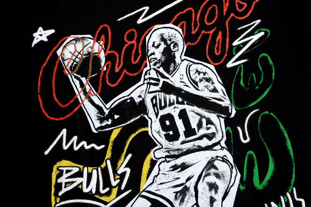 Mitchell & Ness 芝加哥公牛隊 Dennis Rodman Chalked Up T-Shirt