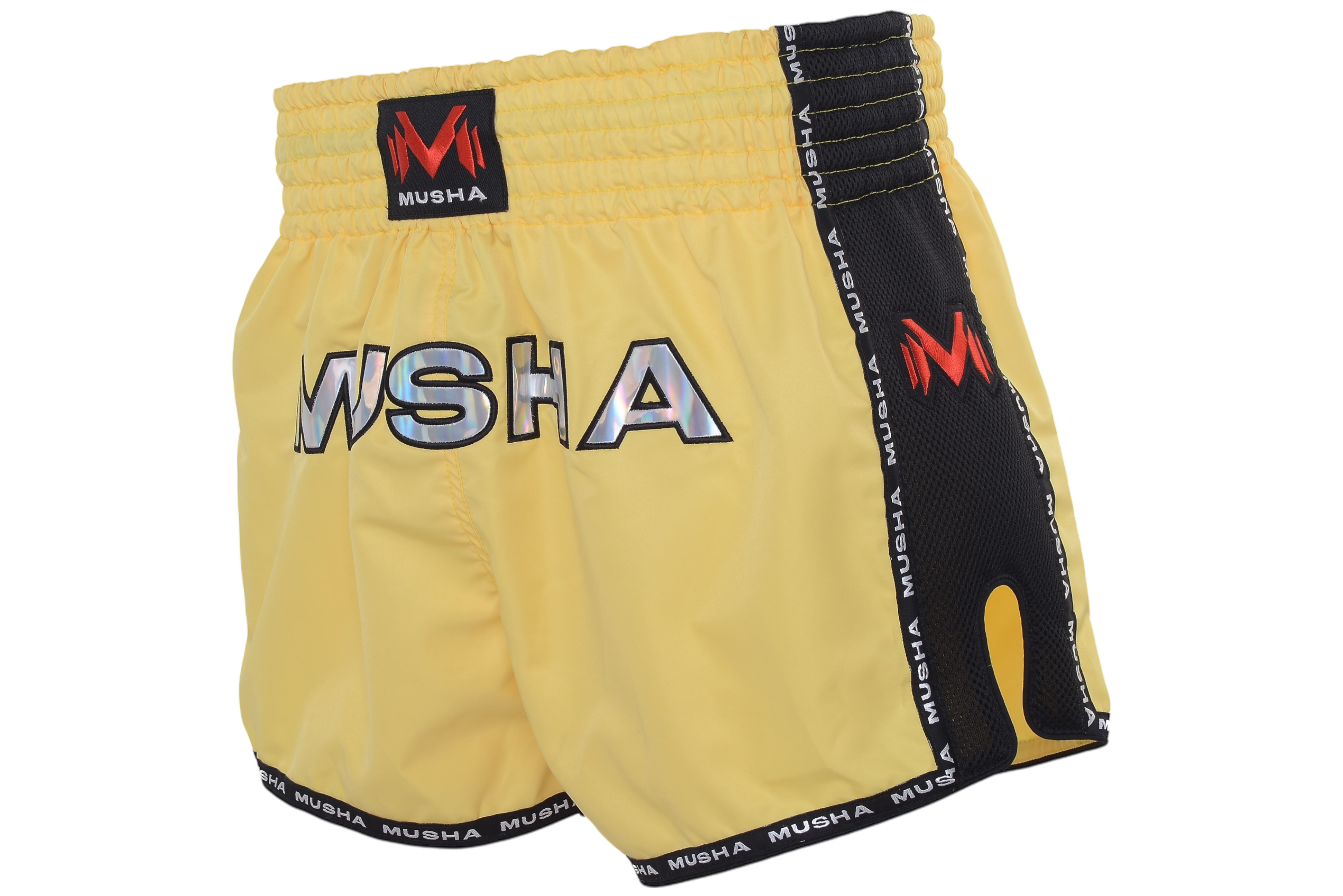 MUSHA 泰拳褲 V2-黃銀