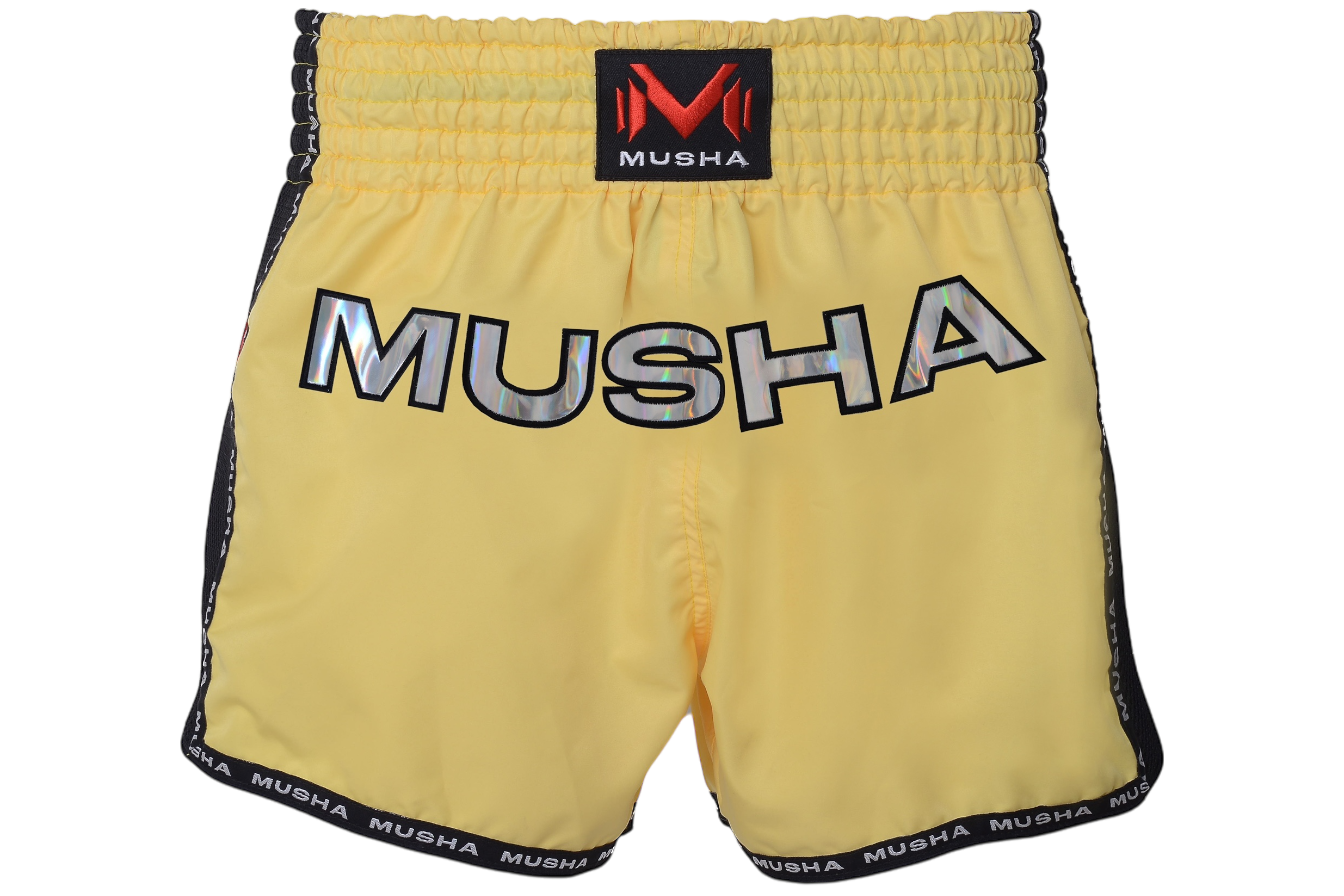 MUSHA 泰拳褲 V2-黃銀