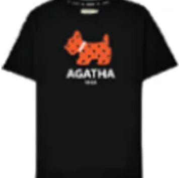 [S] AGATHA 24 NEW short sleeve 09, Black, AGT845-009-Black (SAG694)
