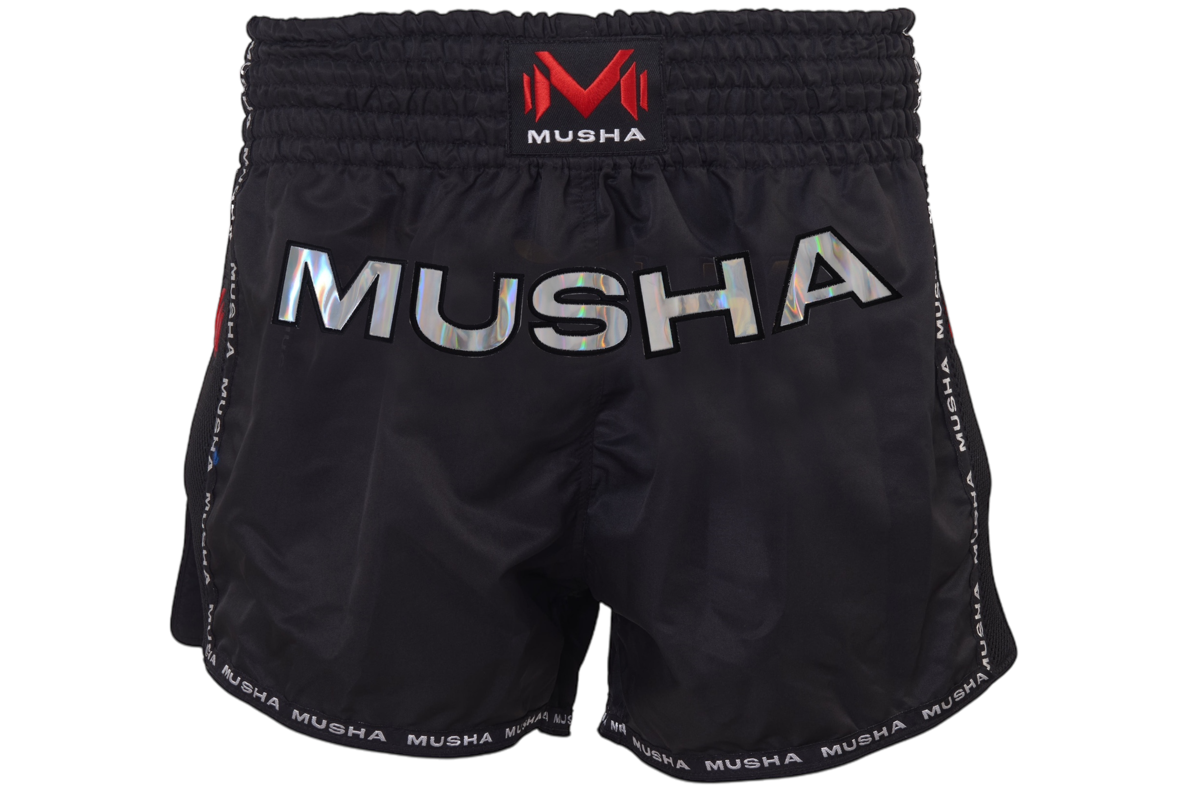 MUSHA 泰拳褲 V2-黑銀