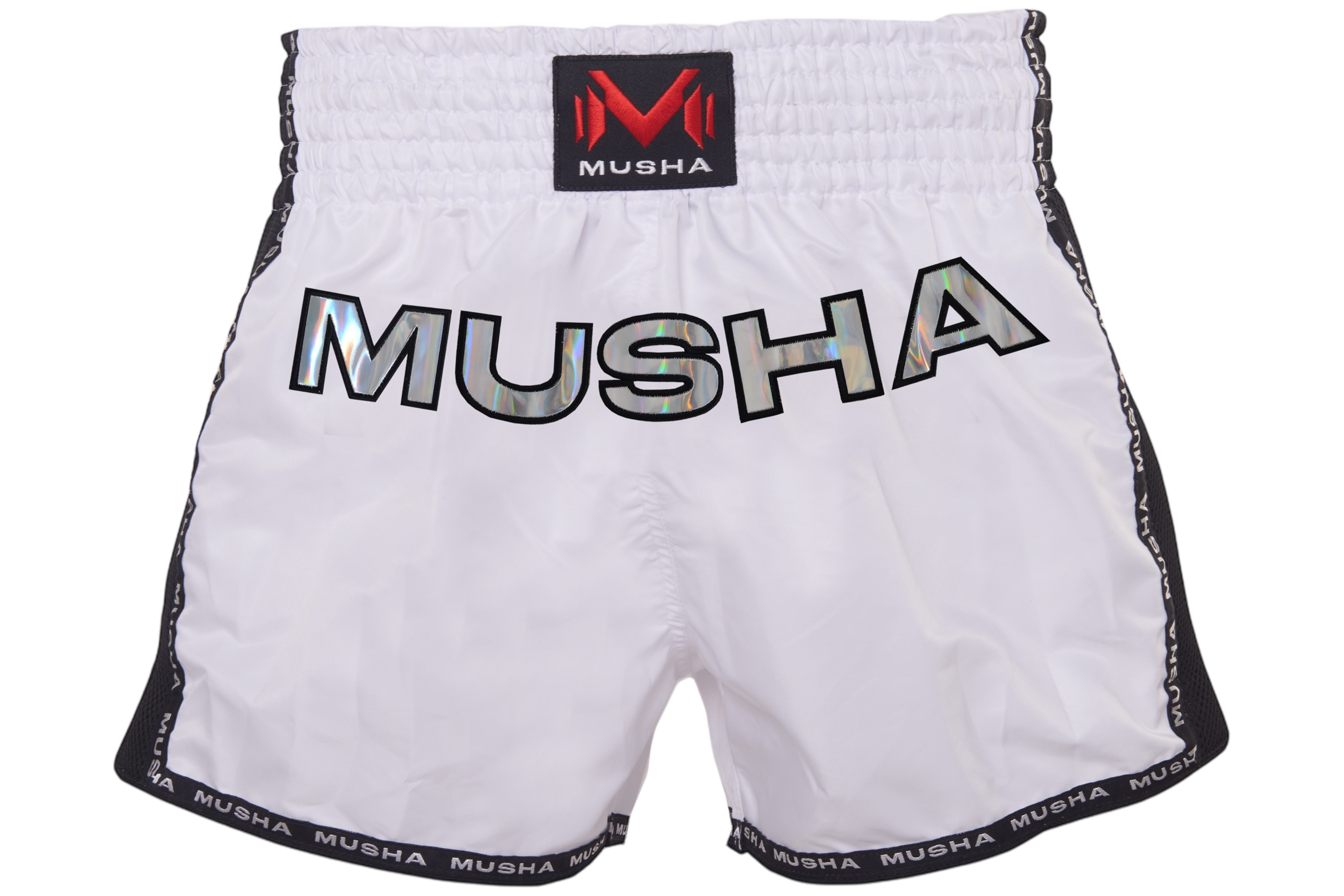 MUSHA 泰拳褲 V2-白銀