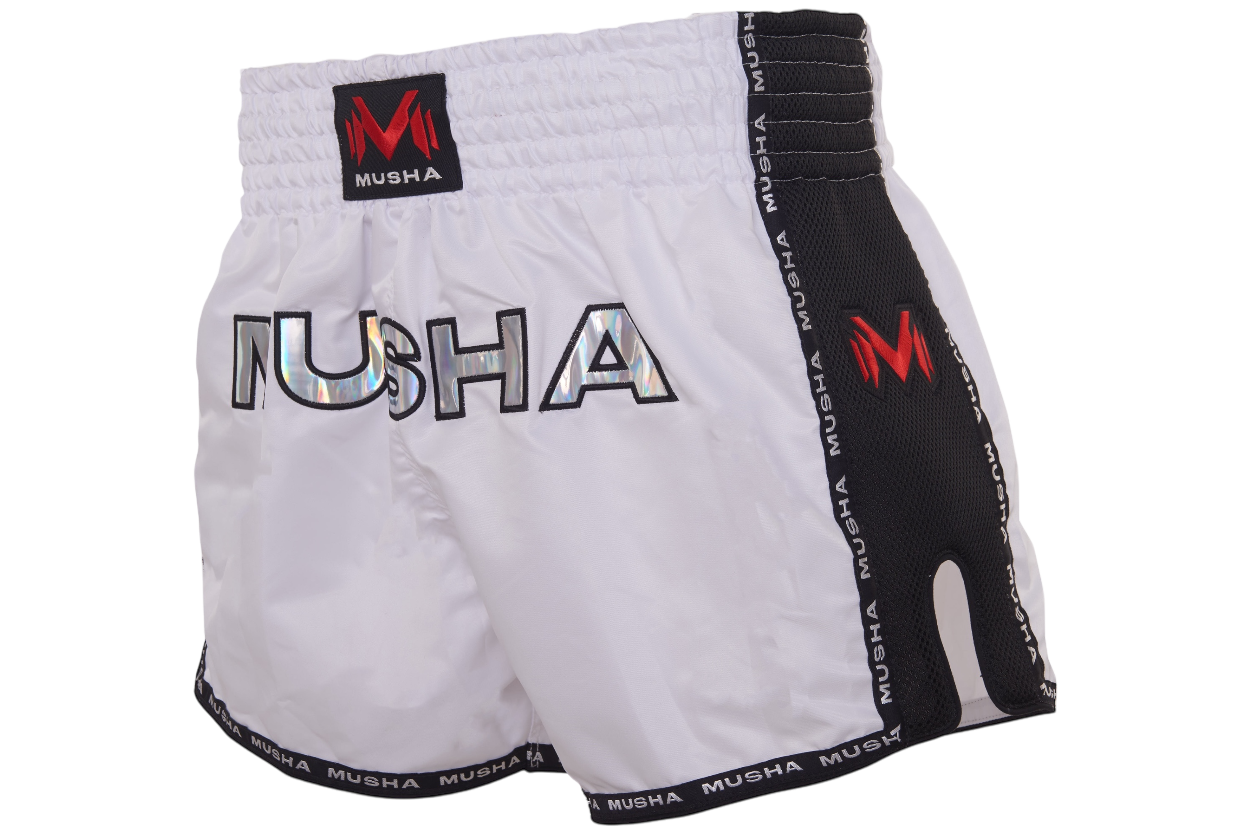 MUSHA 泰拳褲 V2-白銀