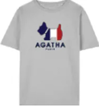 [S] AGATHA 24 NEW short sleeve 11, Gray, AGT845-011-Gray (SAG698)