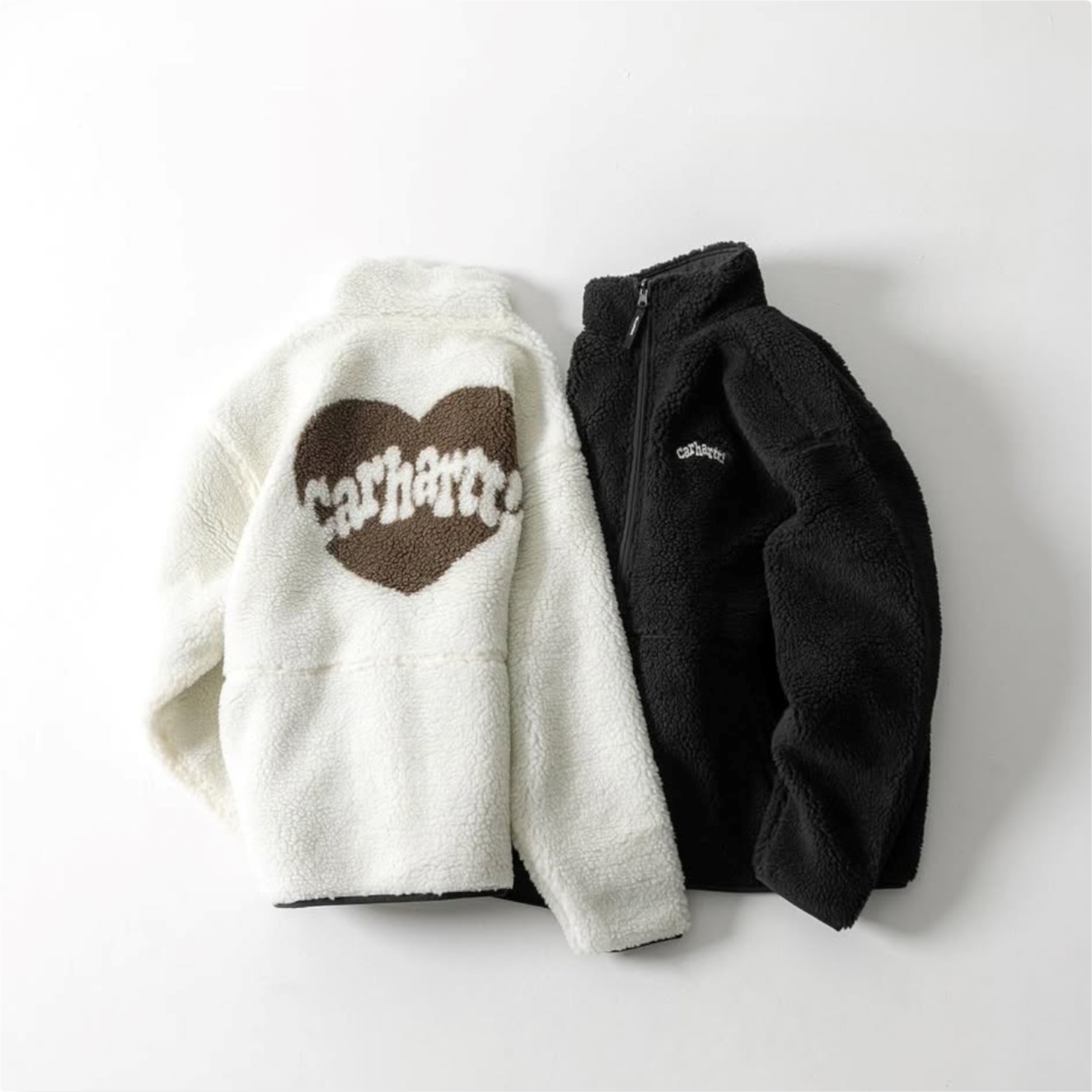 2024AW CARHARTT WIP Amour Reversible Jacket 雙面穿 尼龍 抓毛絨 防寒 背後愛心 夾克 外套 現貨 A242008