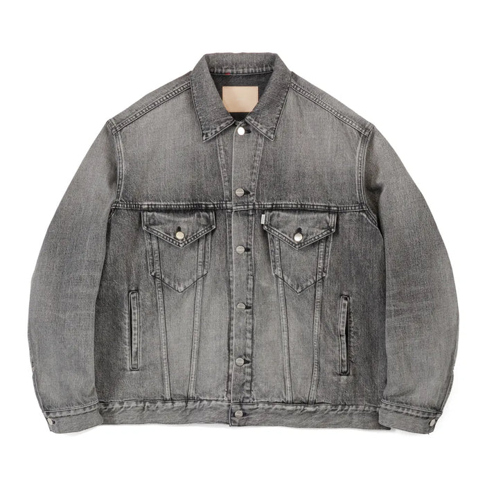 2025AW GRAPHPAPER SELVAGE DENIM TRUCKER JACKET 水洗 牛仔 丹寧 外套 現貨
