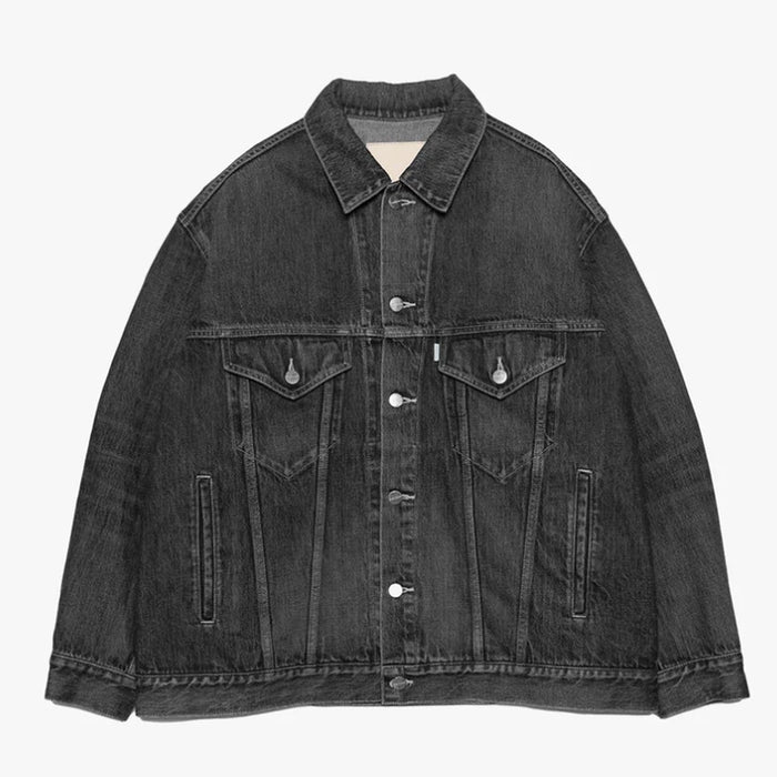 2025AW GRAPHPAPER SELVAGE DENIM TRUCKER JACKET 水洗 牛仔 丹寧 外套 現貨