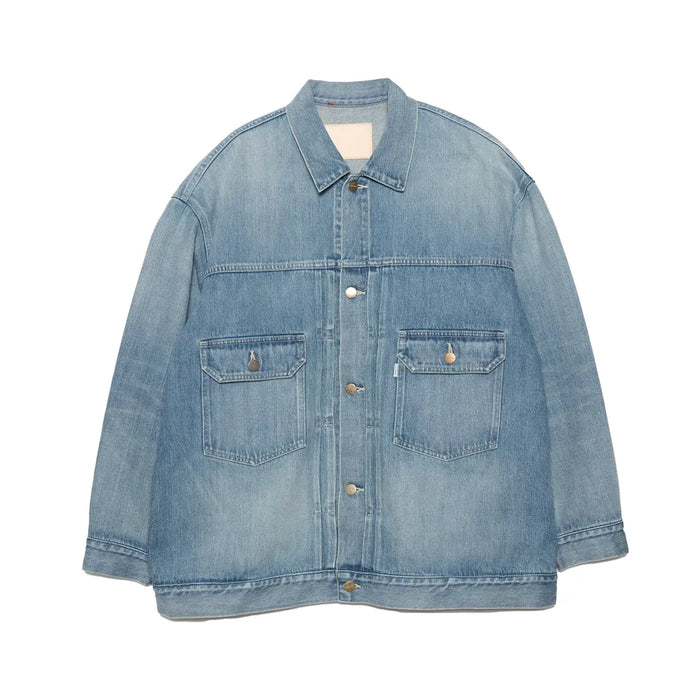 2025AW GRAPHPAPER SELVAGE DENIM JACKET 水洗 牛仔 丹寧 外套 現貨 GM251-30185LB/GM253-20053LB