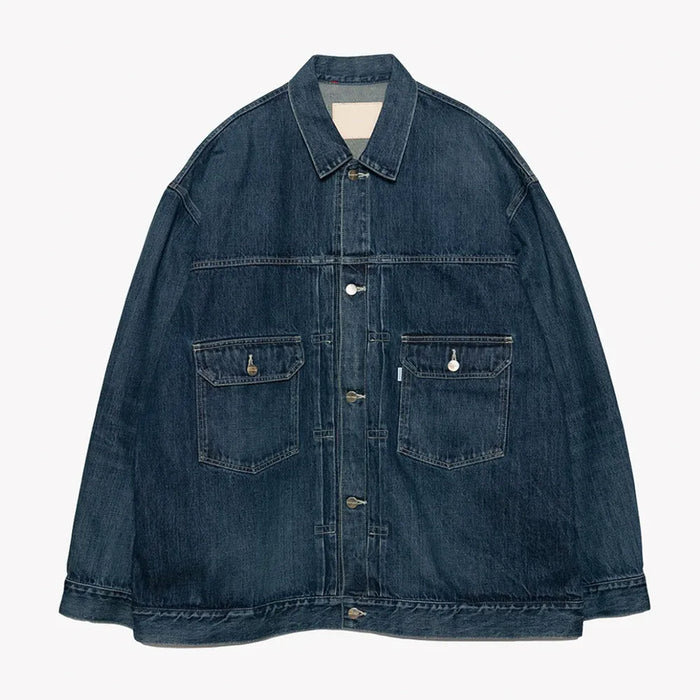 2025AW GRAPHPAPER SELVAGE DENIM JACKET 水洗 牛仔 丹寧 外套 現貨 GM251-30185LB/GM253-20053LB