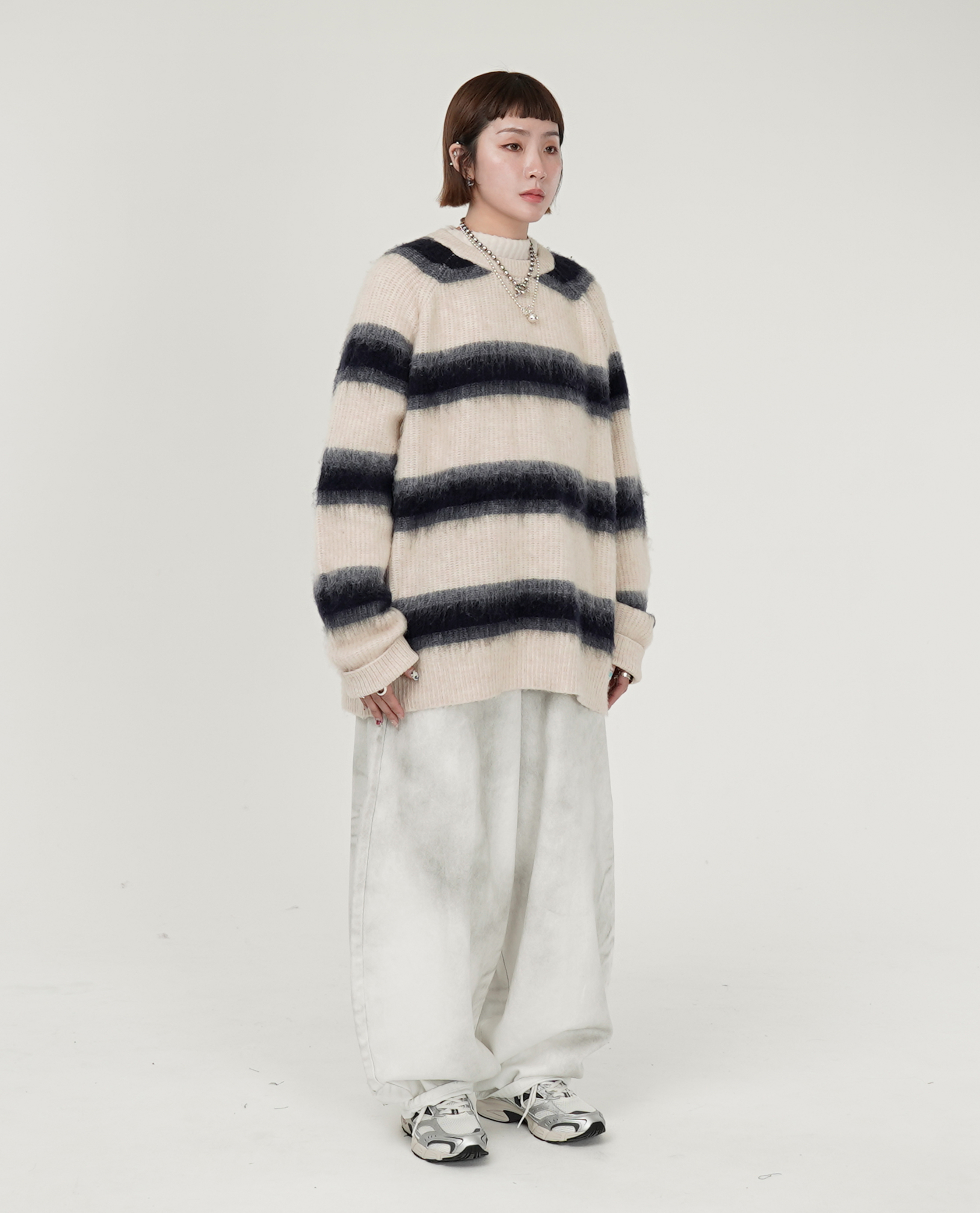 髒污加工白丹寧