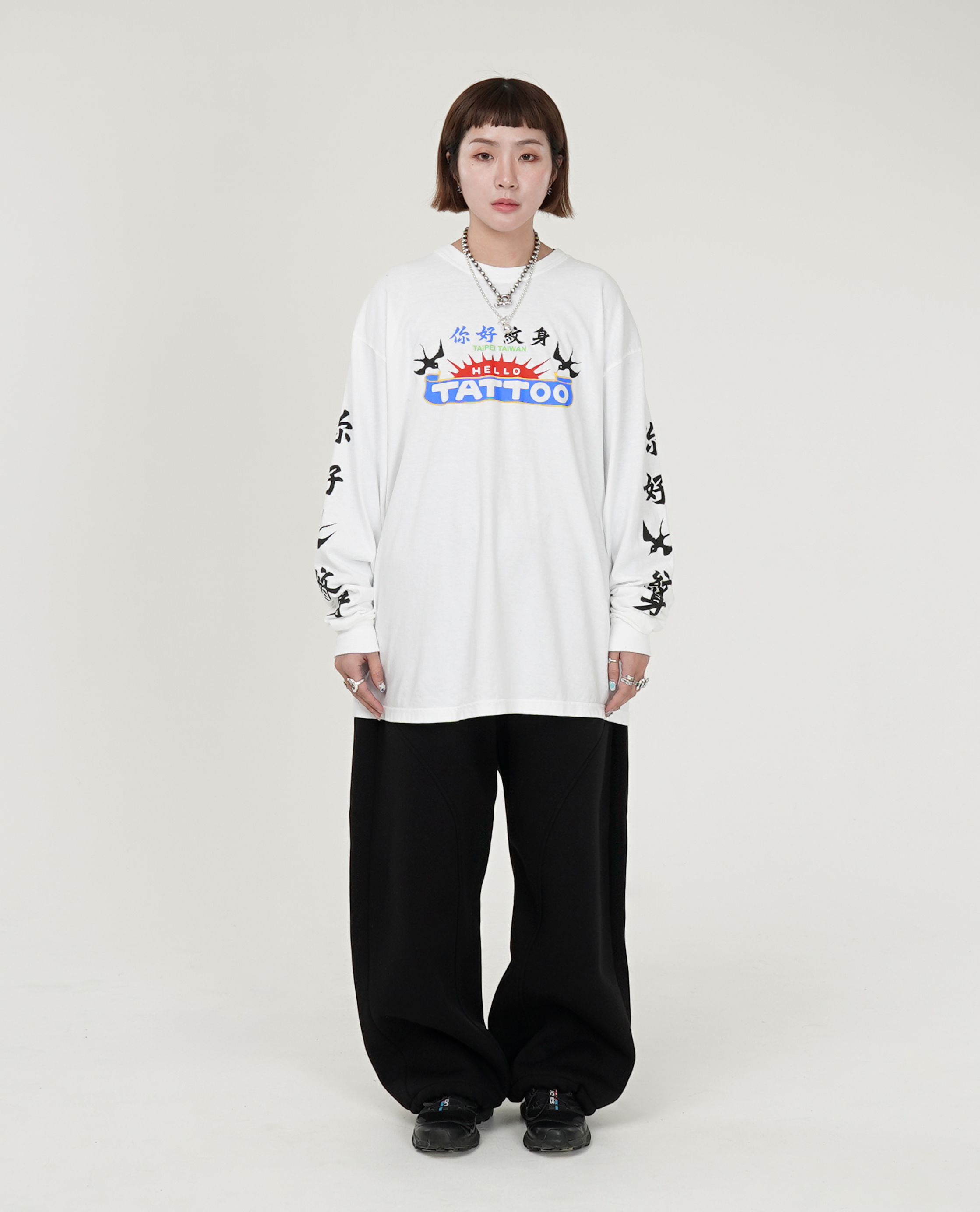 HELLO TATTOO STUDIO Sunrise Long Sleeve T-Shirt - 24 LNY