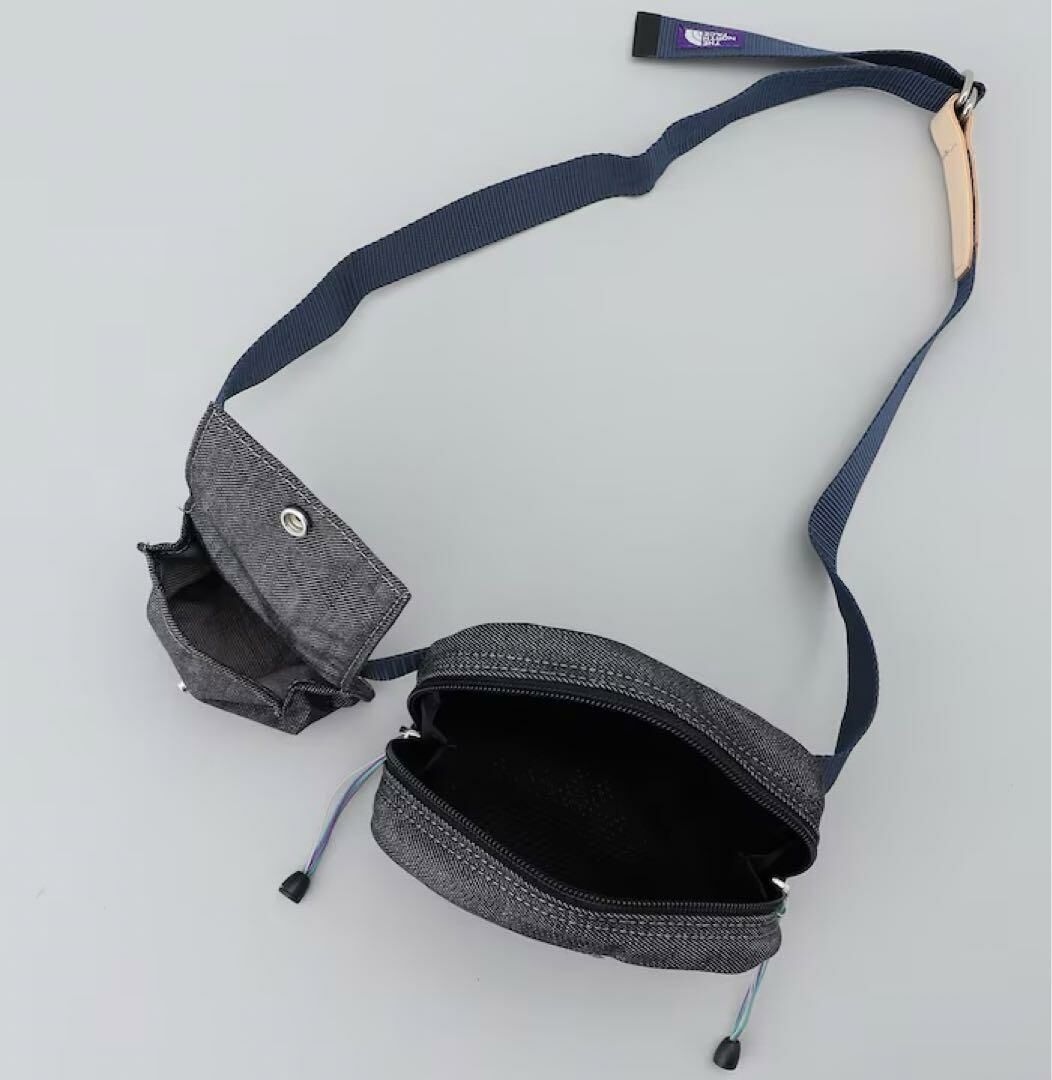 【現貨】日本北臉 THE NORTH FACE Denim Stroll Belt 紫標 側背包