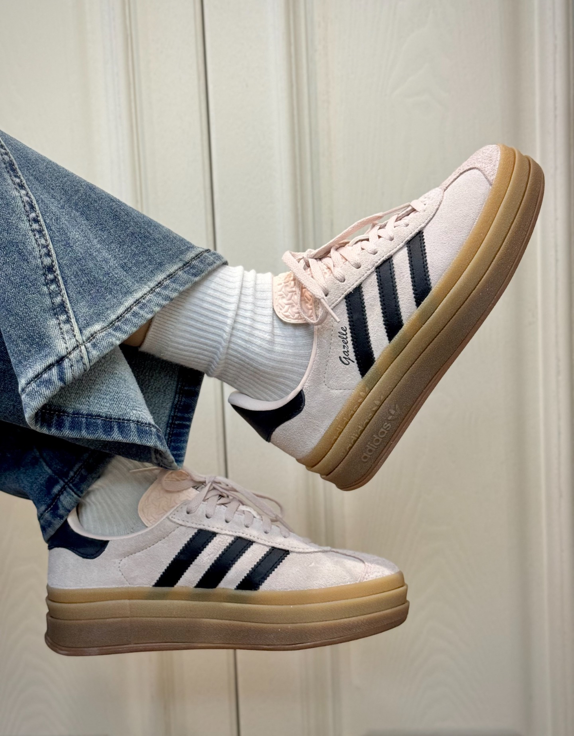 Adidas Originals Gazelle Bold 玫瑰粉色 麂皮 厚底 焦糖底 IE0429/預購