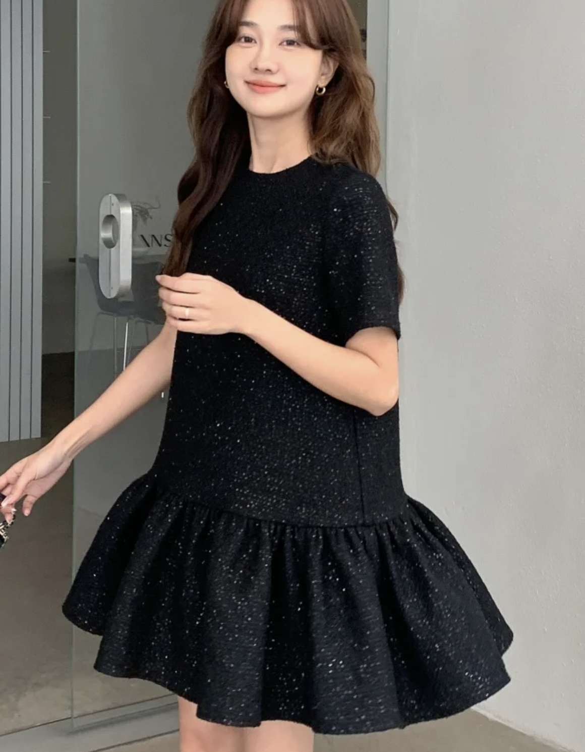 可愛女子亮片澎澎裙造型洋裝 / 2色