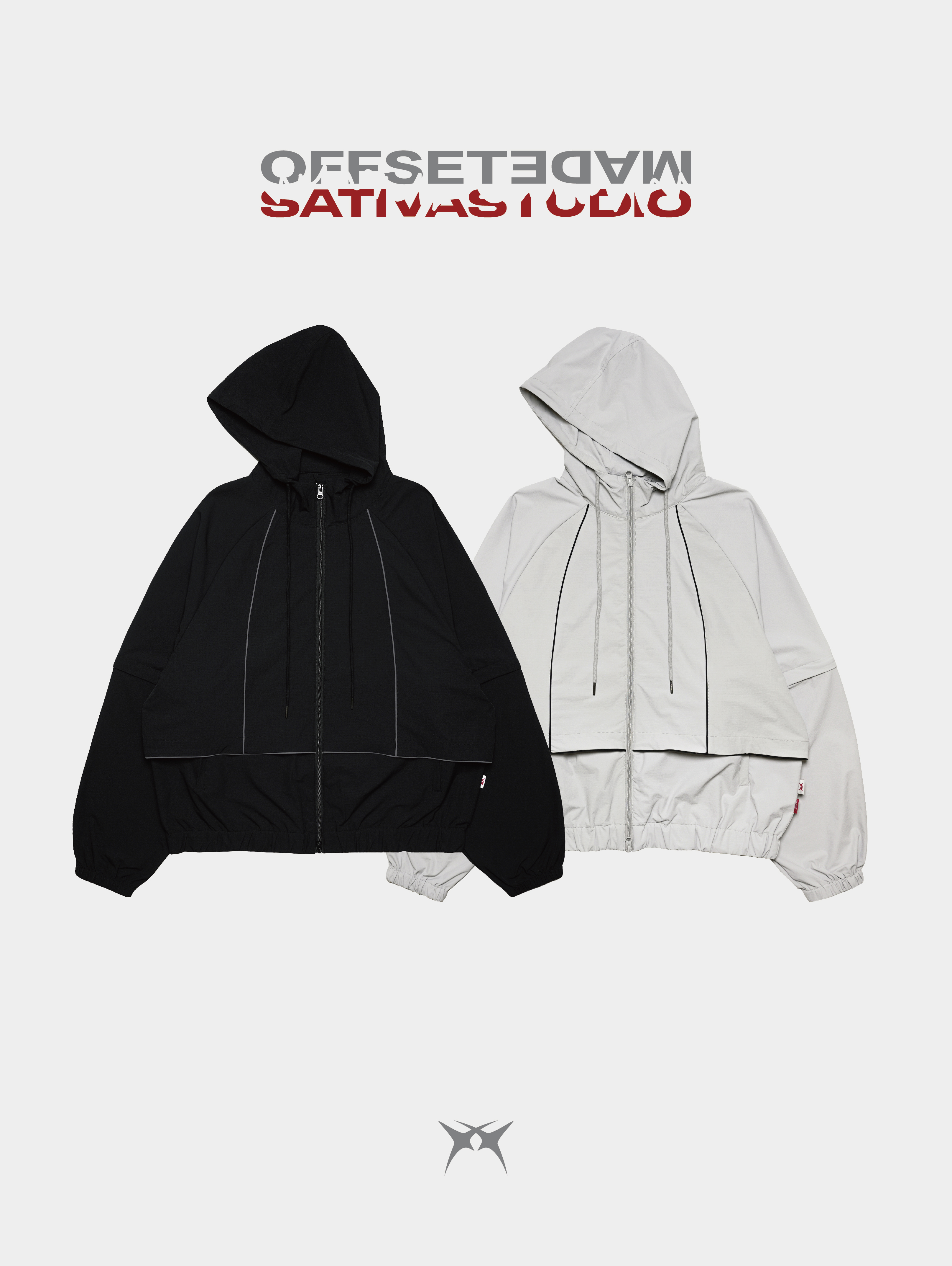 SATIVA x OFFSET Double Layer 雙層剪裁 機能外套