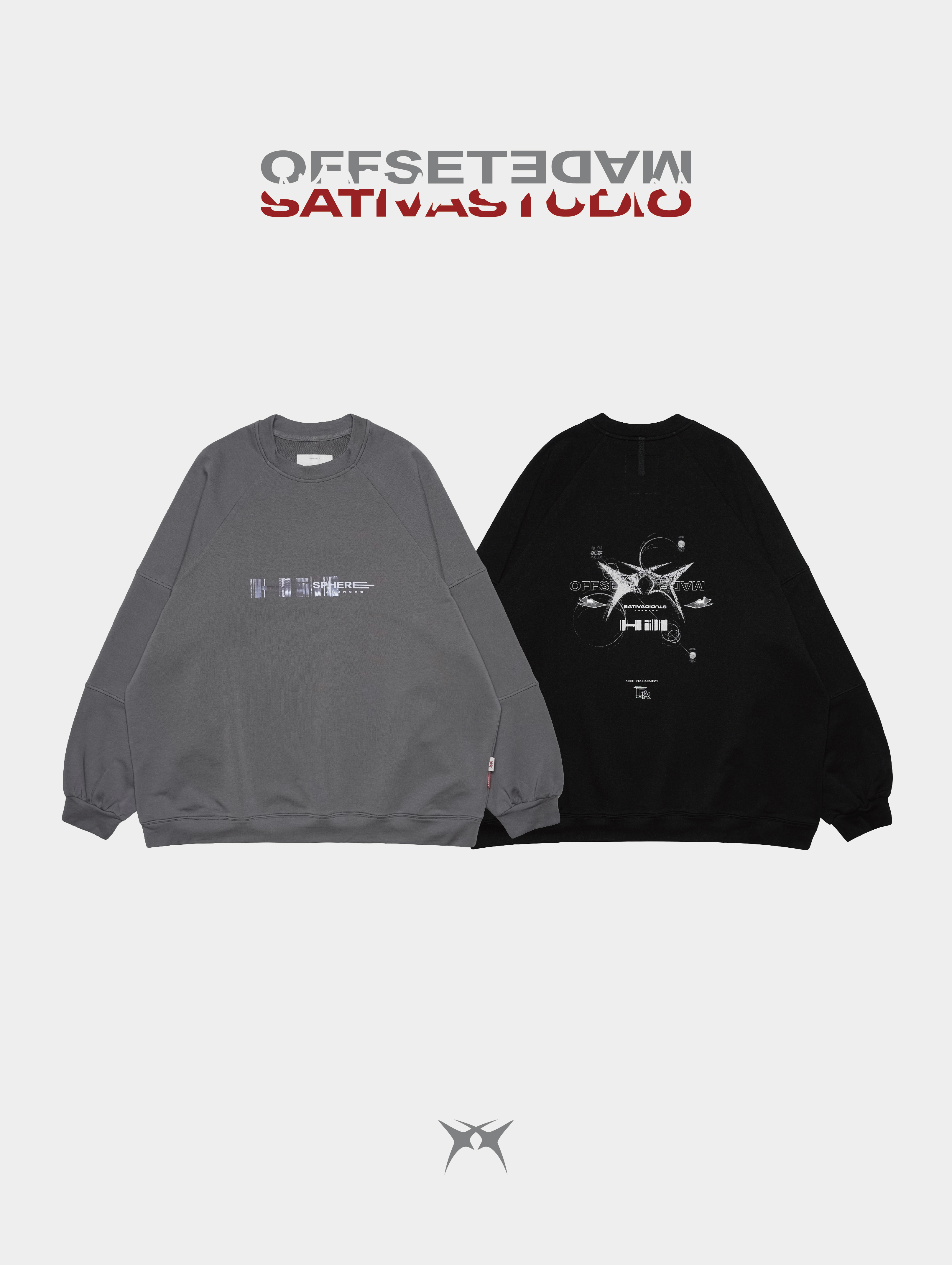 SATIVA x OFFSET Hill Sphere 大學Tee
