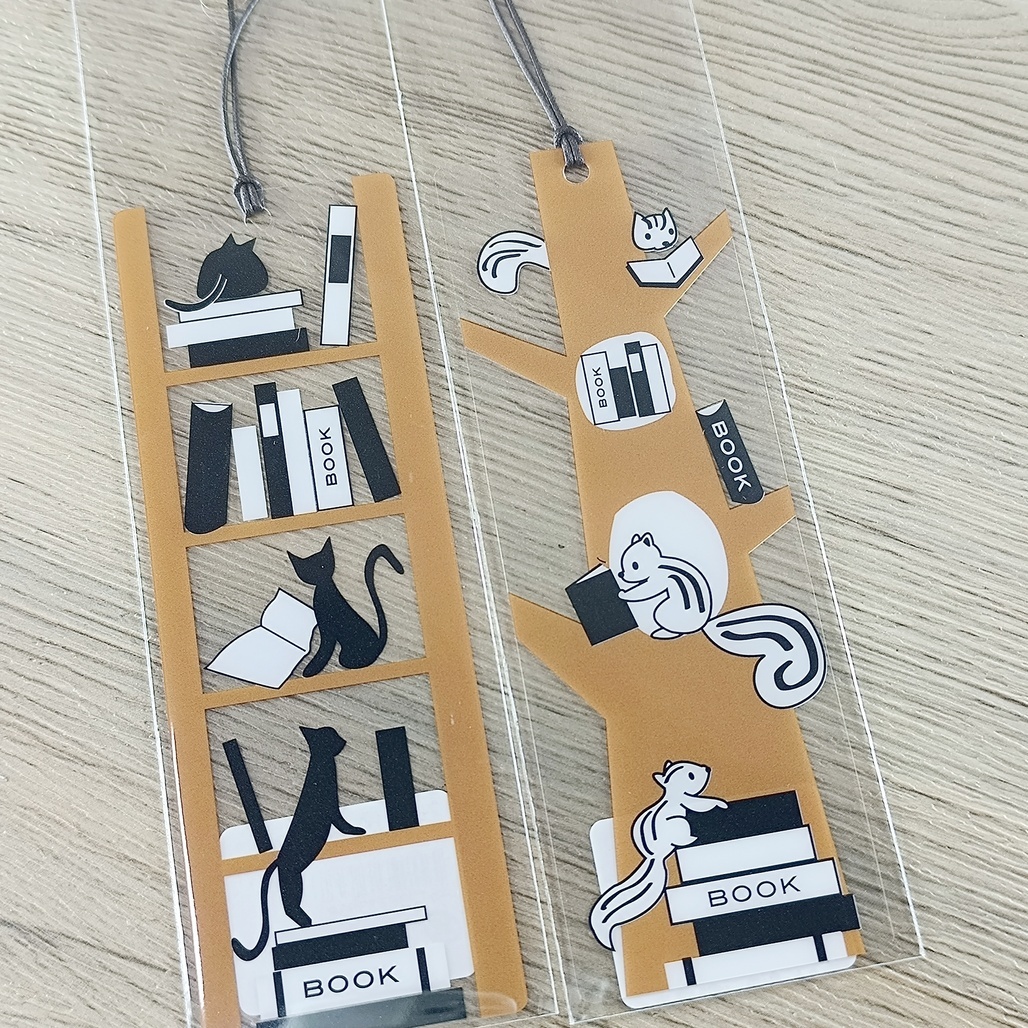 日本toconuts．可愛書籤 松鼠/貓咪