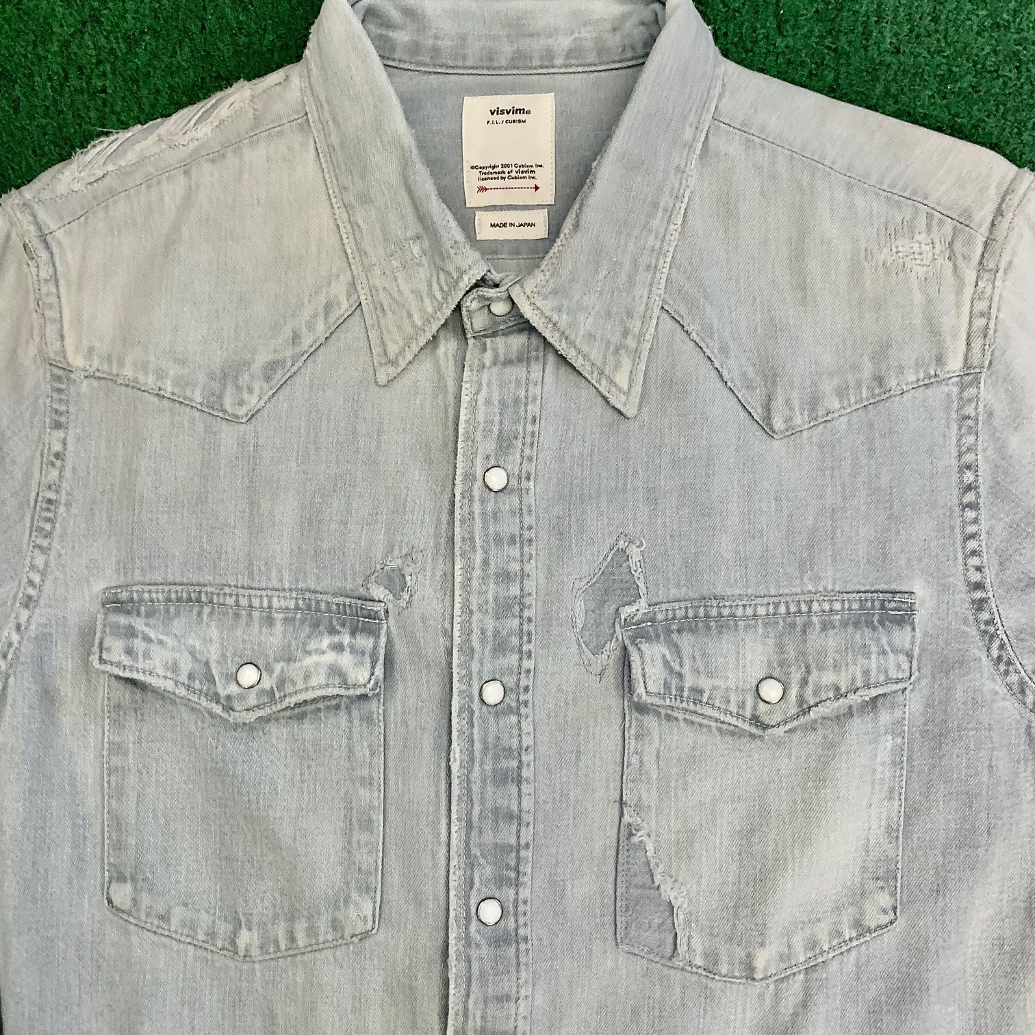 VISVIM SOCIAL SCULPTURE SHIRT CRASH L/S - SIZE 2 IN STOCK NOW (現貨發售中)