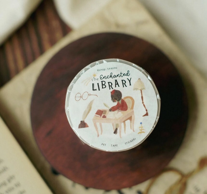 Teayou Shop - PET Tape - The Enchanted Library