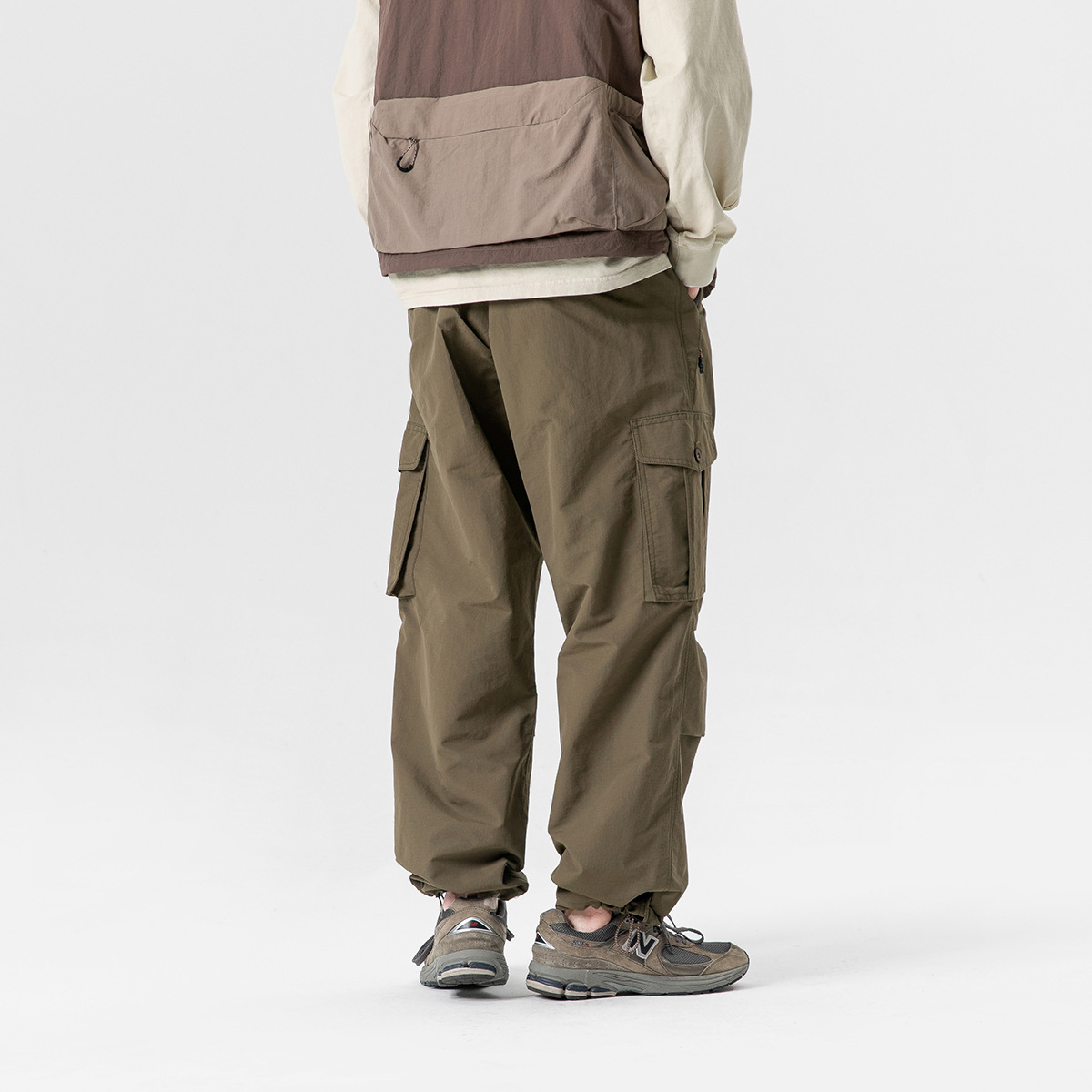 2M25 凹豆風多口袋刷毛工裝褲 三色