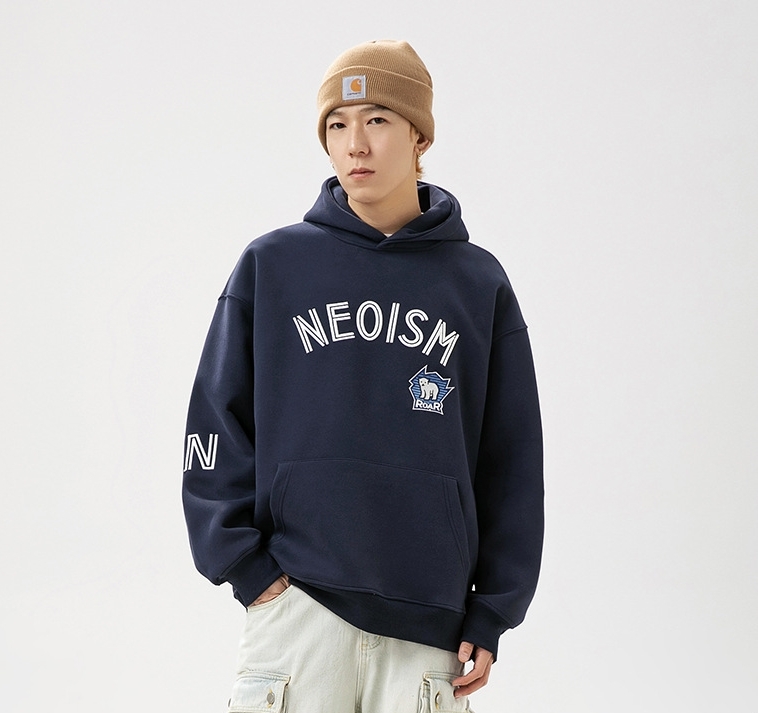 2M23 小白熊立體刺繡帽TEE 兩色