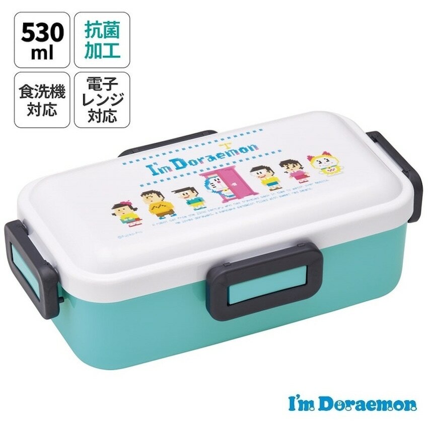 日本製 Skater 銀離子抗菌單層餐盒 - 多啦A夢