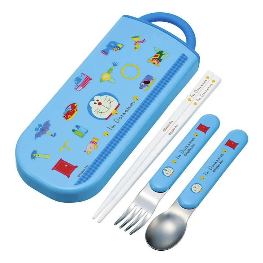 日本製 Skater 銀離子餐具套裝 - 多啦A夢