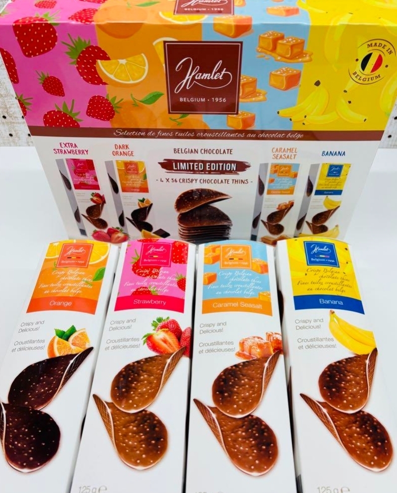 JP COSTCO 期間限定HAMLET 雜錦朱古力脆片（1盒4款唔同口味）P1 JP600