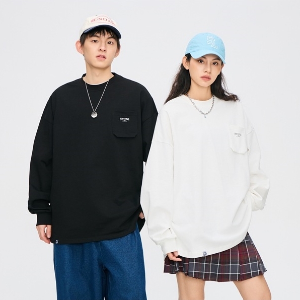 2M20 基礎百搭單口袋素色棉TEE 兩色