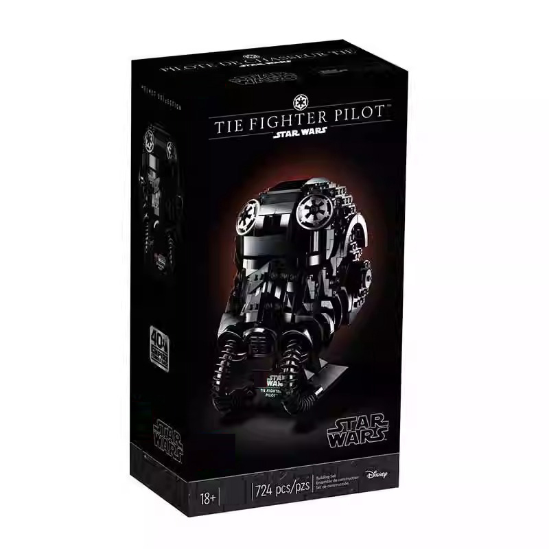 MOC TIE Fighter Pilot Helmet Star Wars Buildings Set Fit Lego NO BOX NA99026