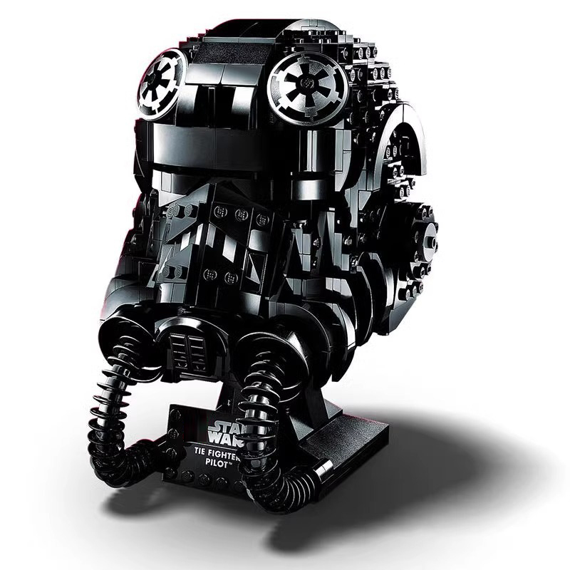 MOC TIE Fighter Pilot Helmet Star Wars Buildings Set Fit Lego NO BOX NA99026
