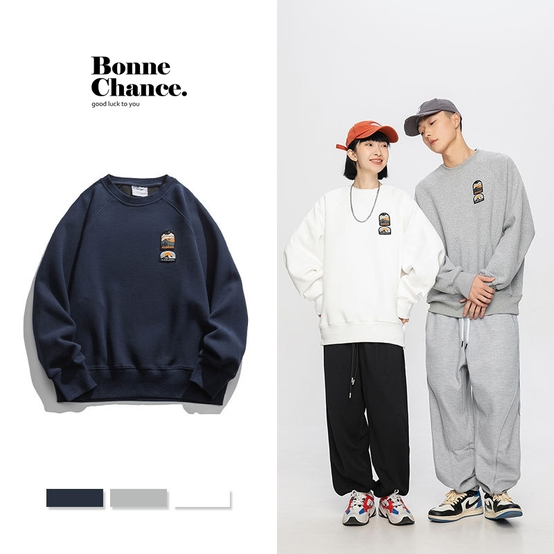 2M07 山系刺繡貼牌大學TEE 三色