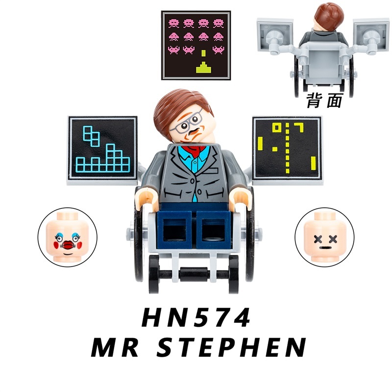 Zombie Mr Stephen Custom Minifigures Minifigs Fit Lego HN574