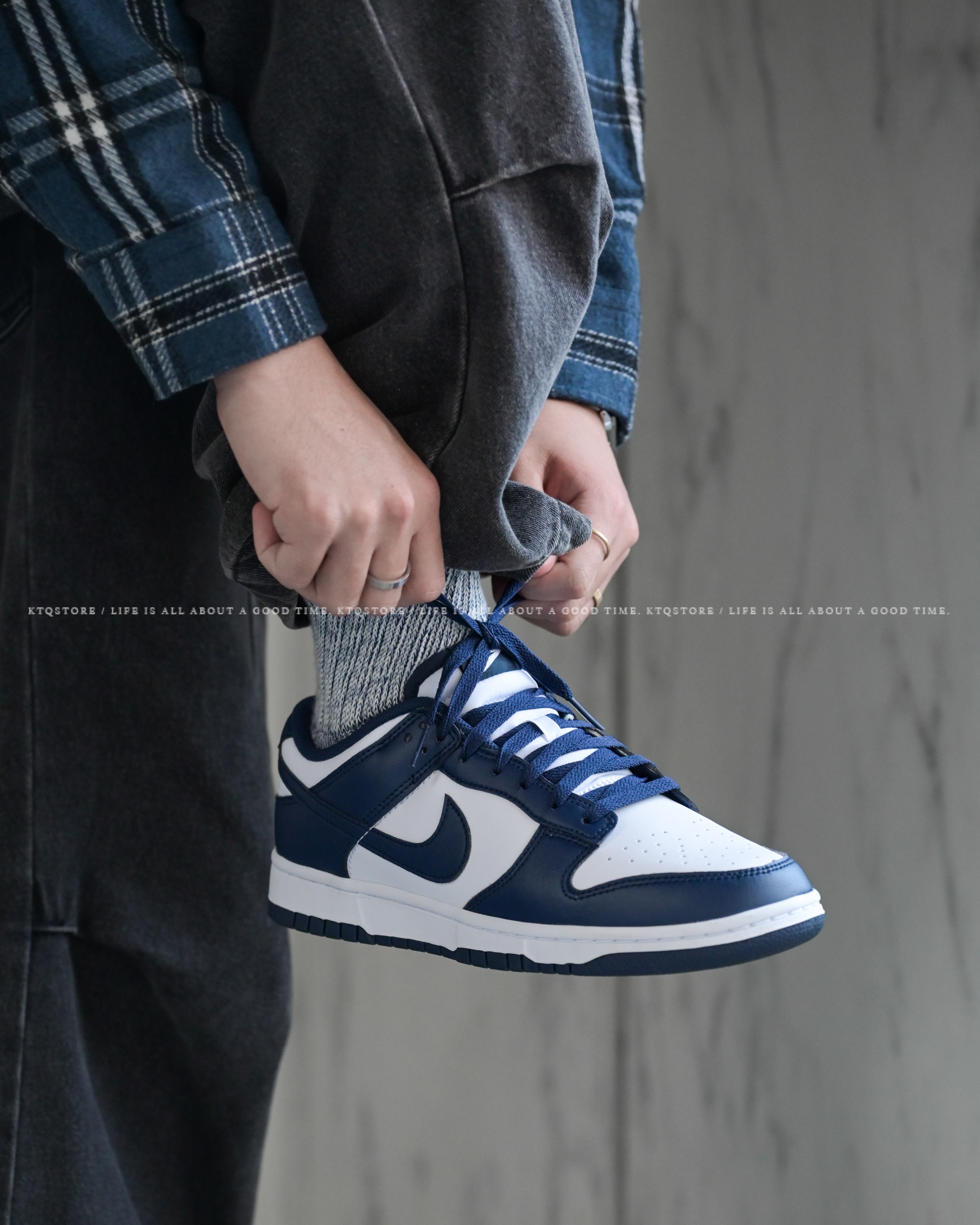 KTQ STORE ‧ Nike Dunk Low Retro "Midnight Navy" 午夜藍 HF5441-107