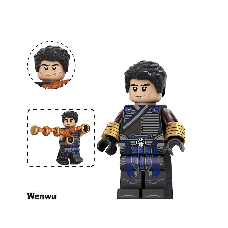Wenwu Shang CHI Marvel Custom Minifigures Minifigs Fit Lego TV1065