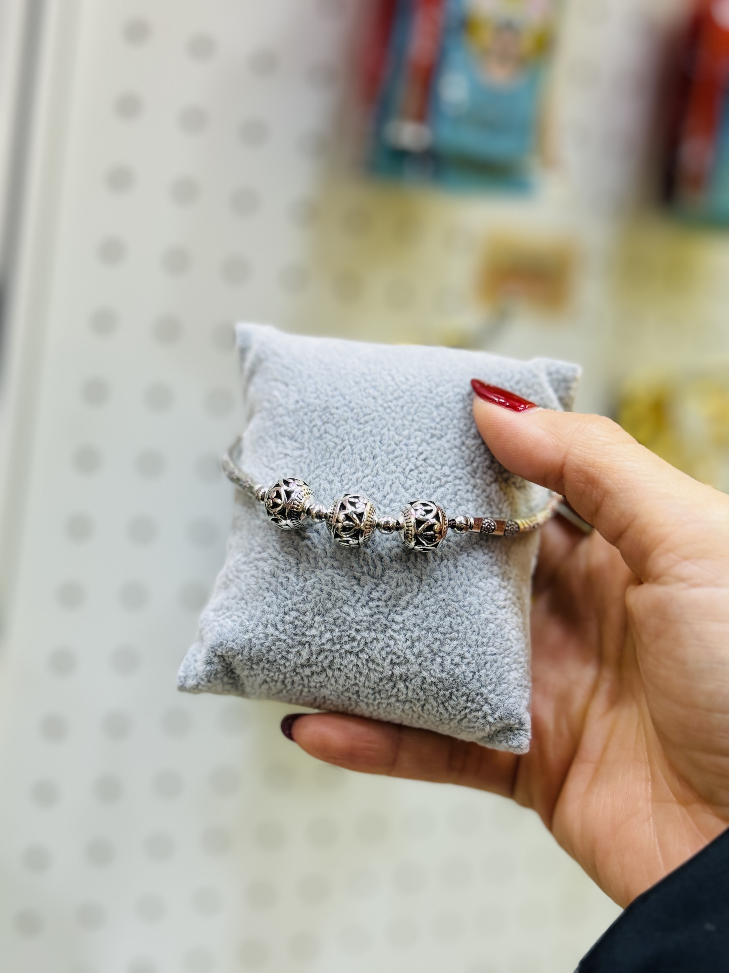 護國開運銀飾手鍊