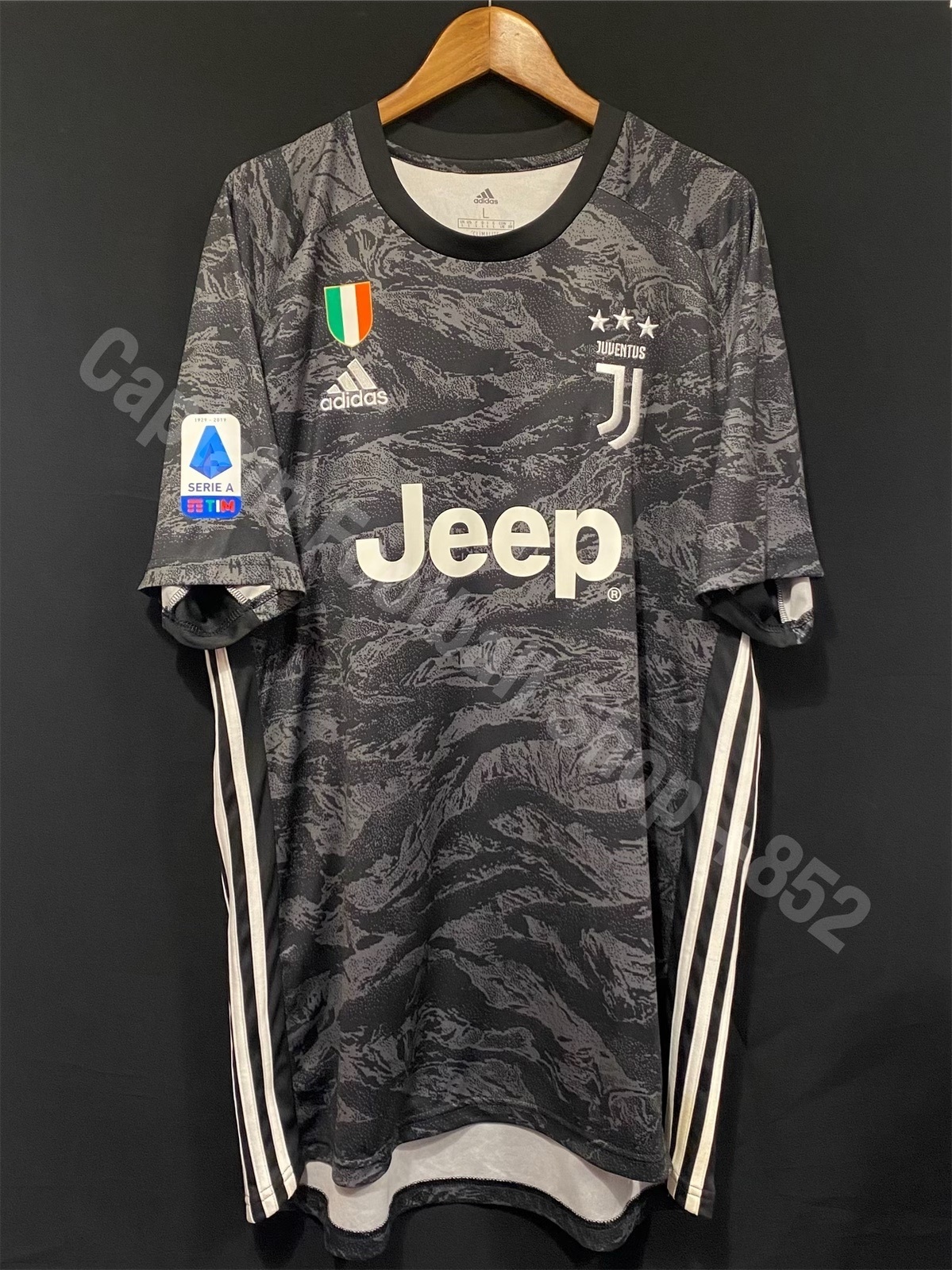 Juventus 2019-2020 Adidas Goalkeeper Shirt #77 BUFFON