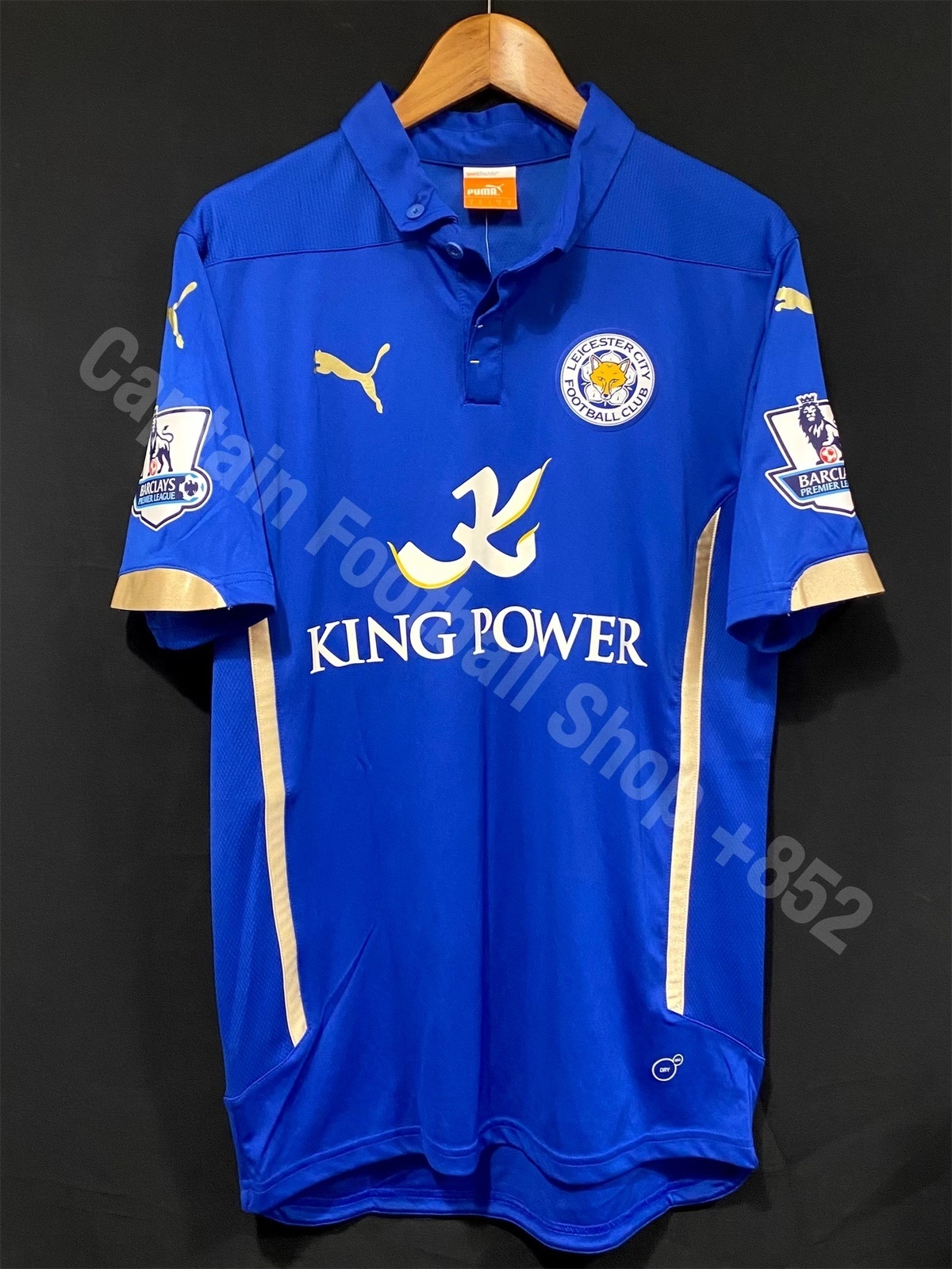 (全新有牌) 李斯特城 2014-2015 Puma 主場球衣 #19 CAMBIASSO
