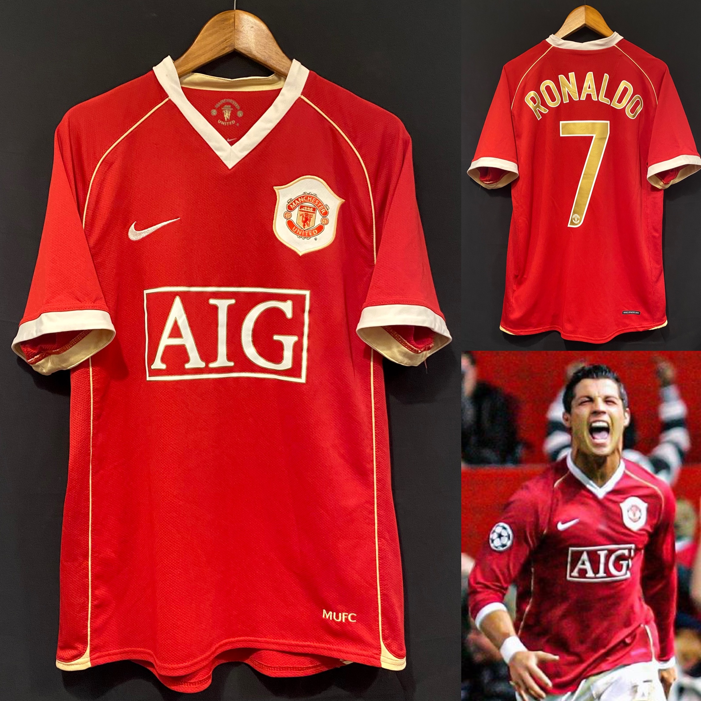 曼聯 2006-2007 Nike 主場球衣 #7 RONALDO