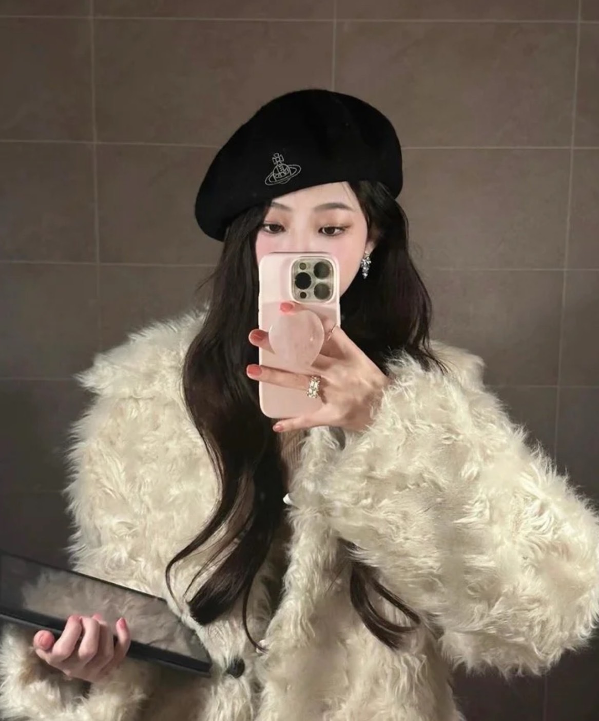 VIVIENNE WESTWOOD 西太后 羊毛 貝雷帽