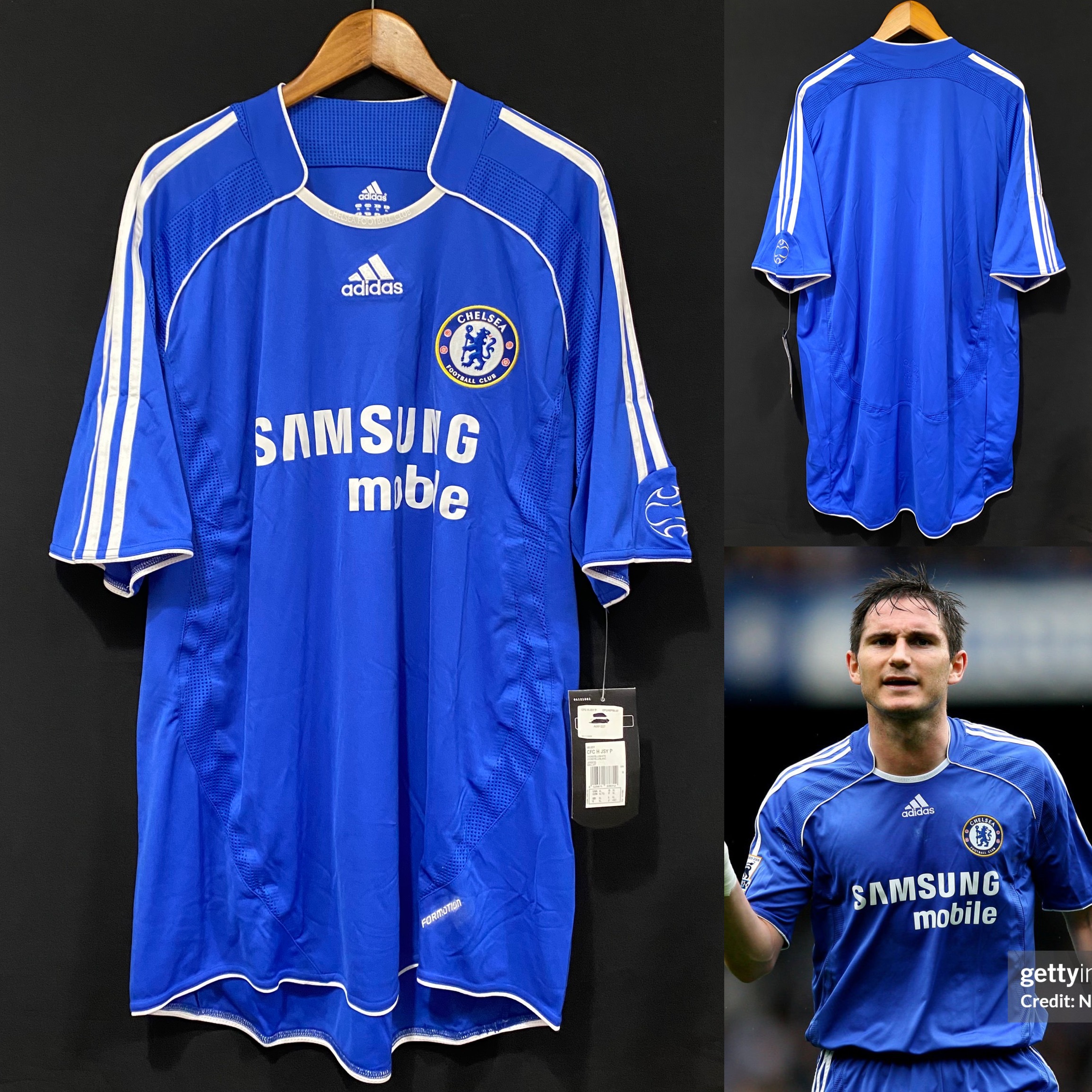 (Player Issue) Chelsea 2006-2008 Adidas Home Player Issue Shirt