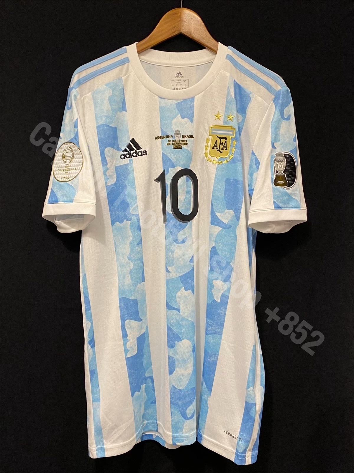 (BNWT) Argentina 2021 Copa America Final Adidas Home Shirt #10 MESSI