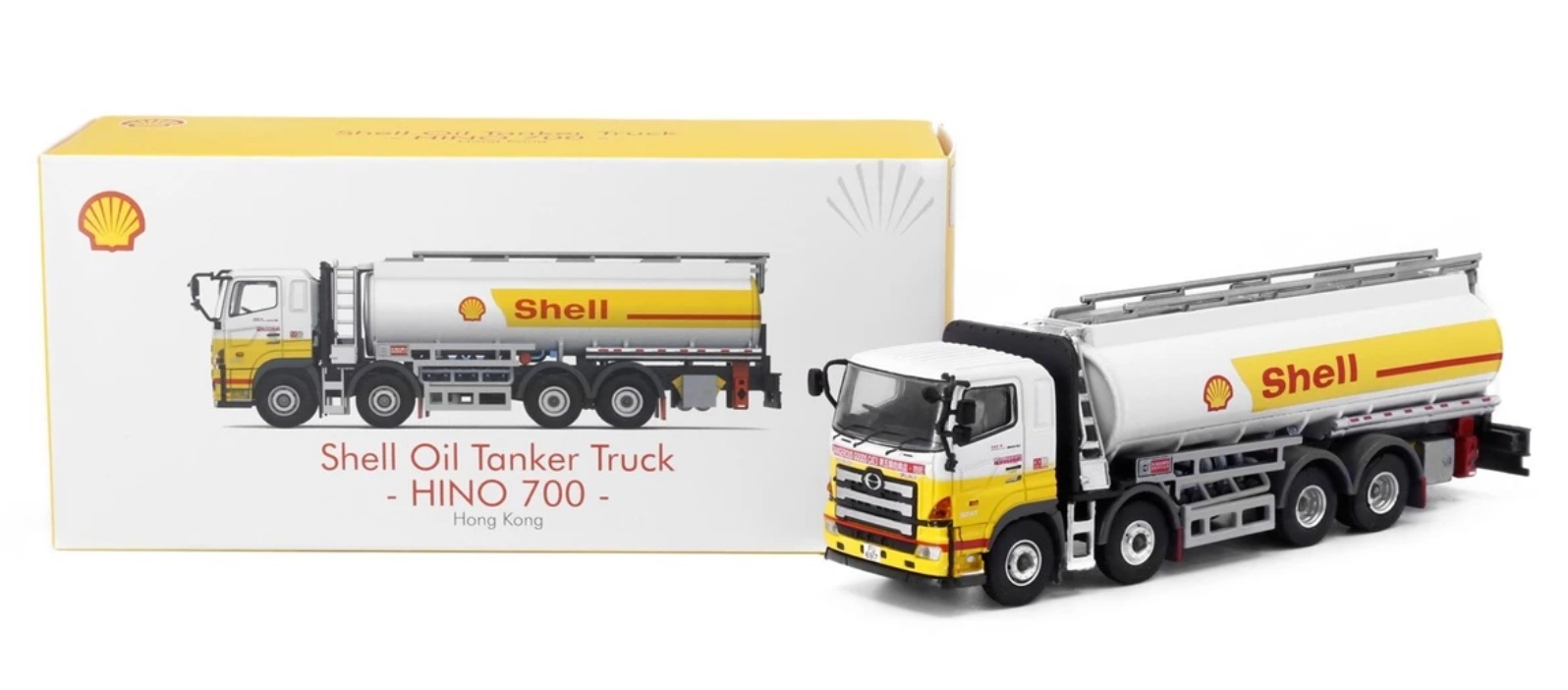 Tiny 城市 179 合金車仔 - 日野 700 Shell 運油車