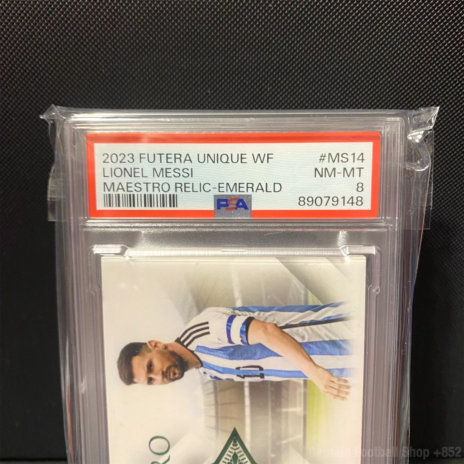 2023 Futera Lionel Messi Maestro Match Worn Relic Card