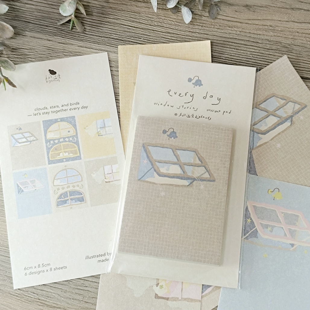 手的溫度Bighands．Every Day 便簽本 MEMO 共四款 <整本/綜合分裝包>