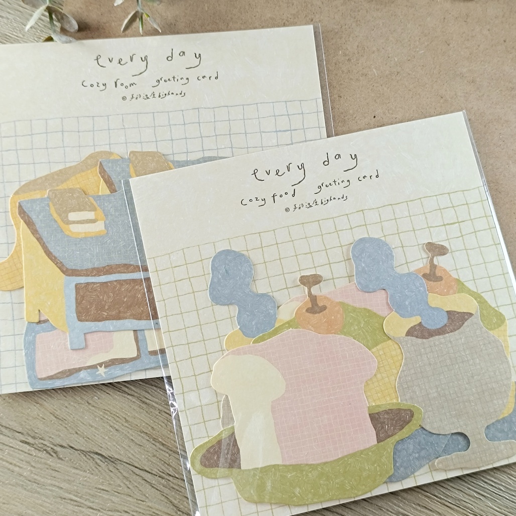 手的溫度Bighands．Every Day 便簽造型小卡 共兩款