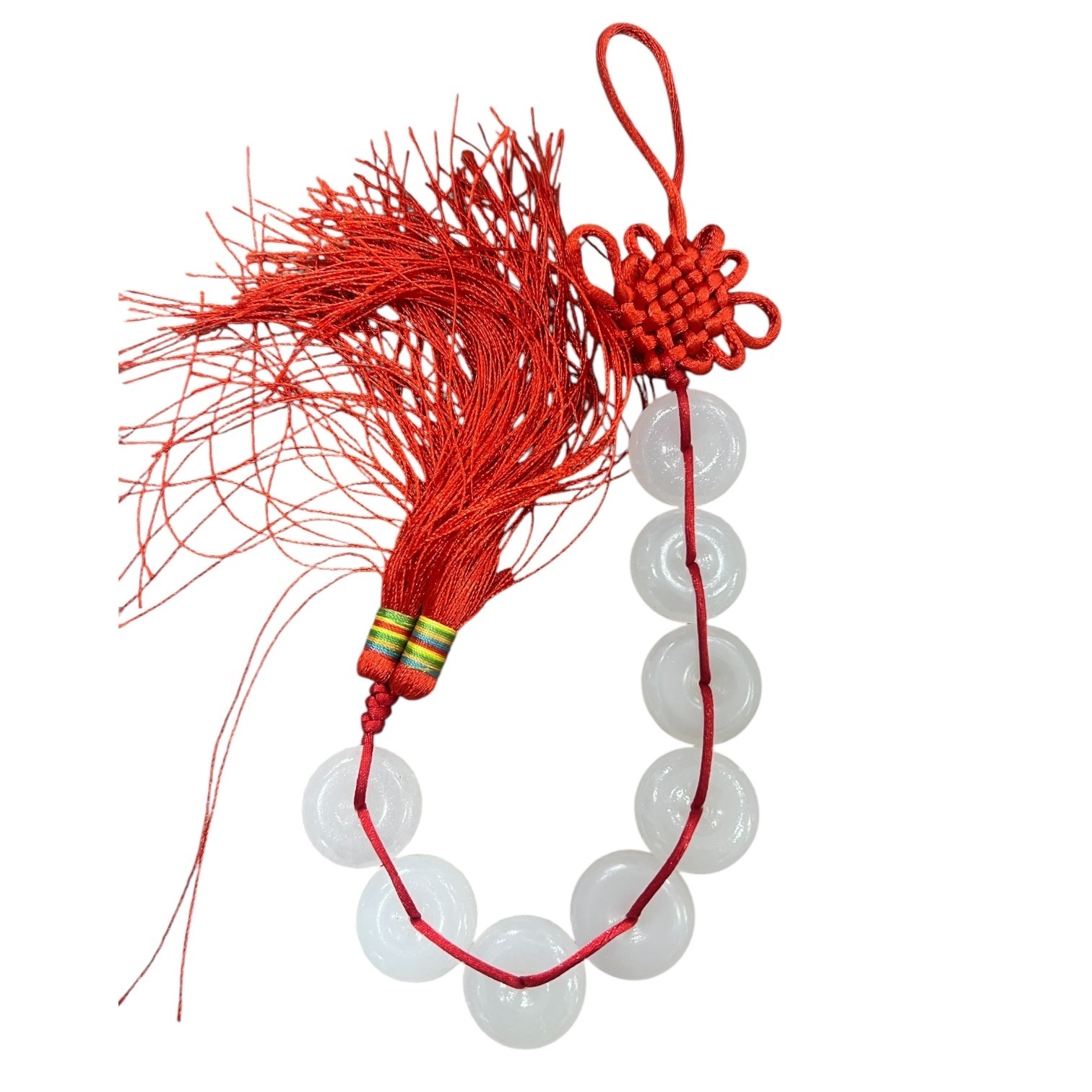 260124-  (八白)八粒白玉擺件