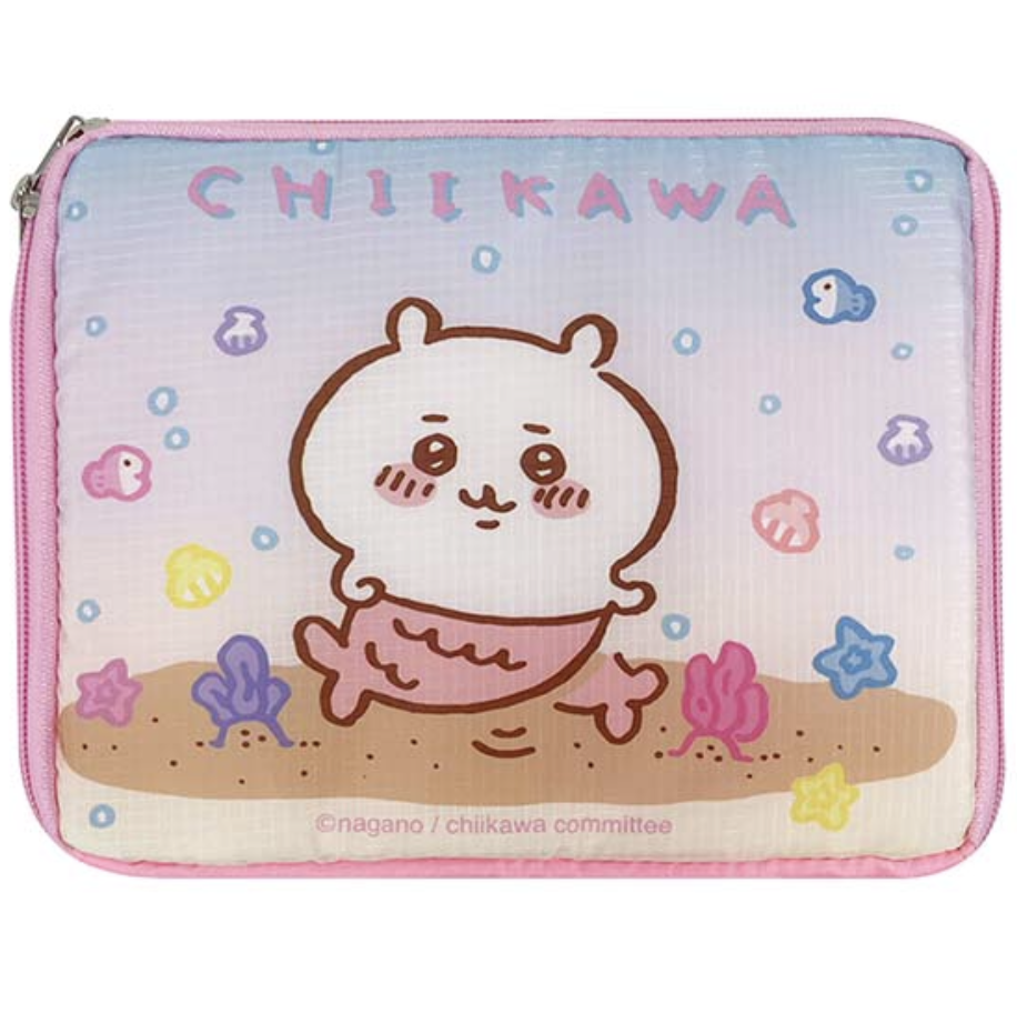 Chiikawa 吉伊卡哇-旅行衣物收納袋 小-粉紅色