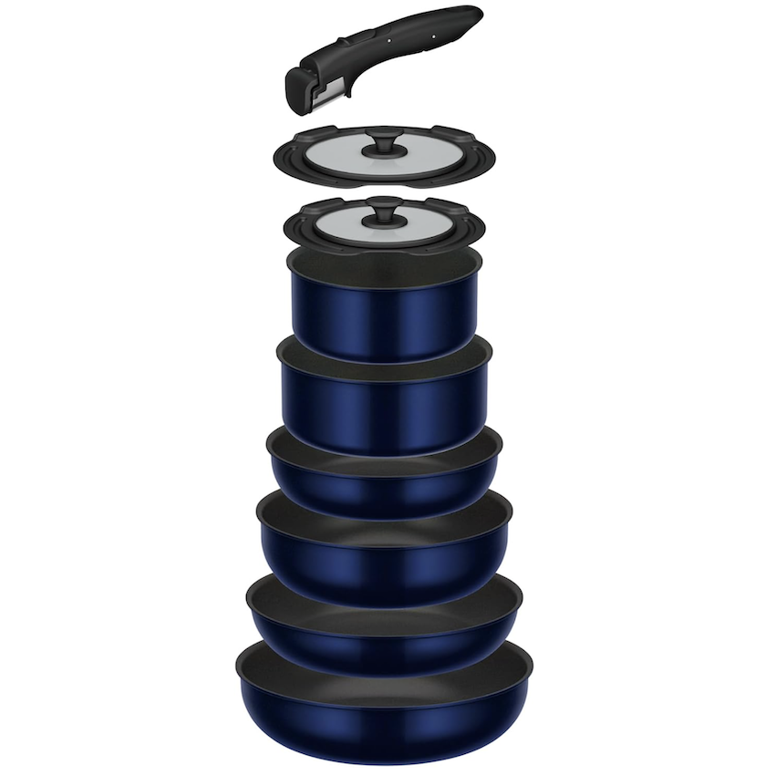 日本 2025 新版 THERMOS 可拆手柄廚具套裝 9 件裝 (KSE-9A)